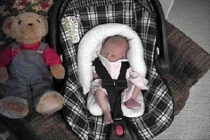 Ellie in Baby Carrier